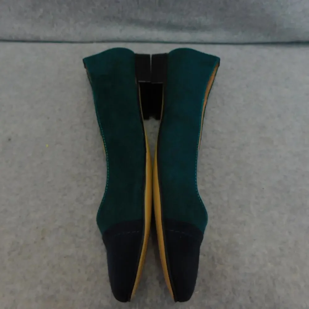 Bandolino Taprinz Ballet Flat Shoes Women Flats Size 8 Green/ Blue New - Picture 7 of 10